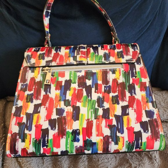 Anna Morellini Multi colored leather purse - Picture 2 of 3